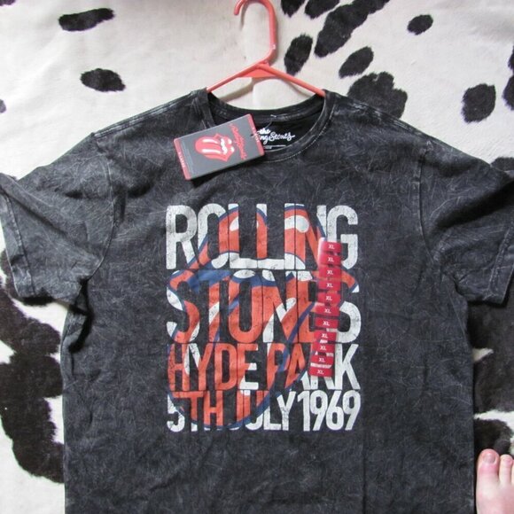 ROLLING STONES DARK GREY TSHIRT XL NWT - Picture 2 of 7